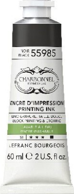 Billede af Charbonnel - Printing Ink Blæk - Sort 60 Ml