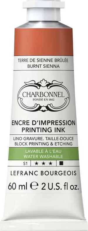Aqua Wash Ink 60ml Burnt Sienna - 301501 - Charbonnel