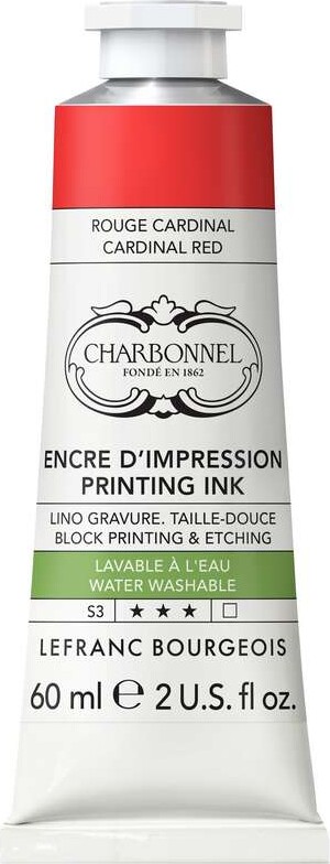 Charbonnel - Printing Ink Blæk - Cardinal Red 60 Ml