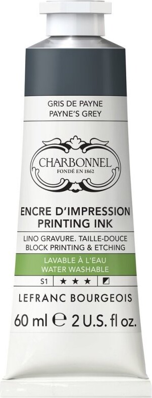 Se Charbonnel - Printing Ink Blæk - Paynes Grey 60 Ml hos Gucca.dk