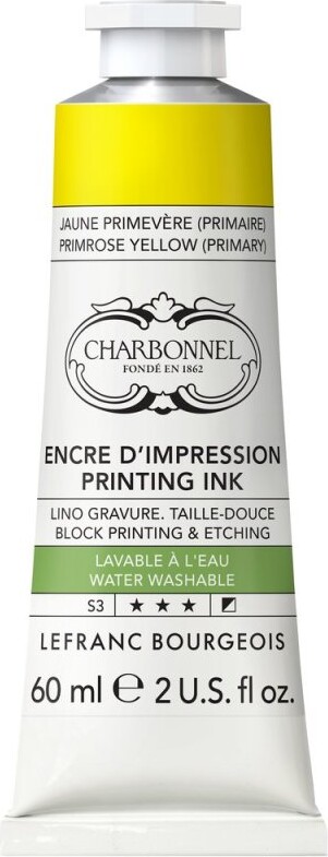 Charbonnel - Printing Ink Maling - Primrose Yellow 60 Ml