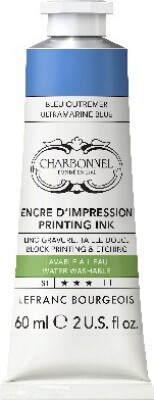 Charbonnel - Printing Ink Blæk - Ultramarine 60 Ml