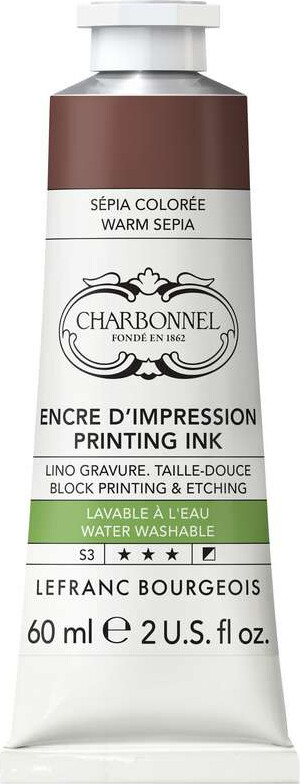 Charbonnel - Printing Ink - Warm Sepia 60 Ml