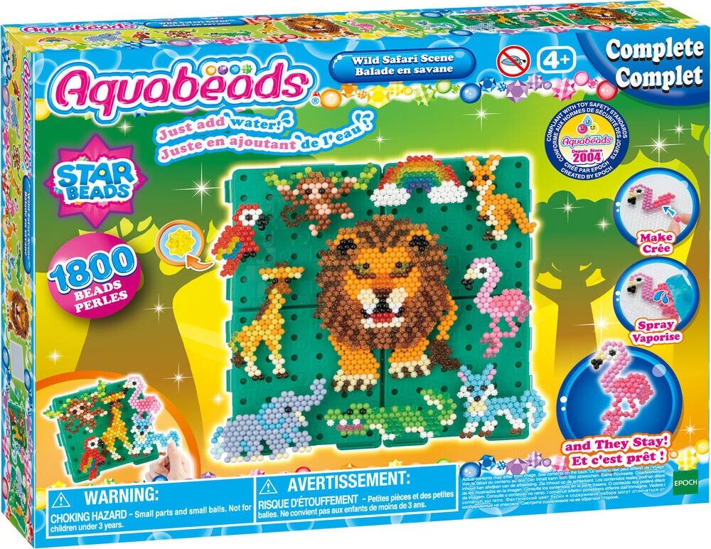 Aquabeads - Komplet Vild Safari Box Med 1800 Perler