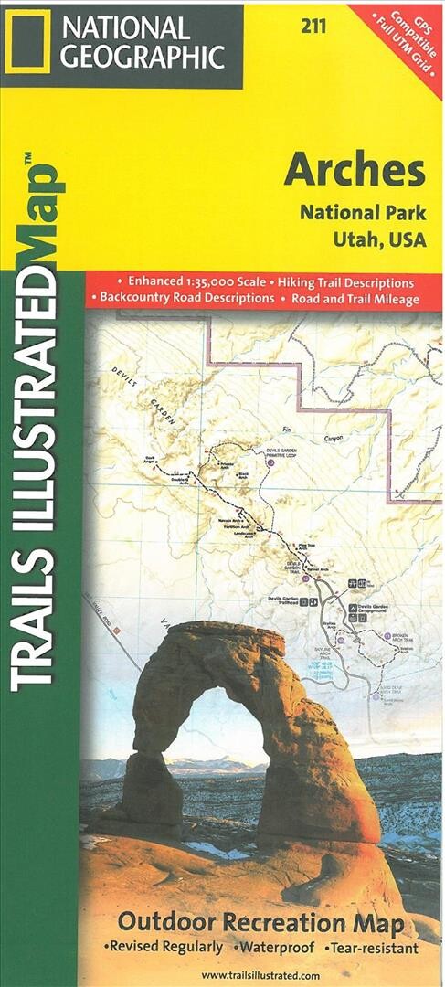 Billede af Arches National Park - National Geographics - English Book