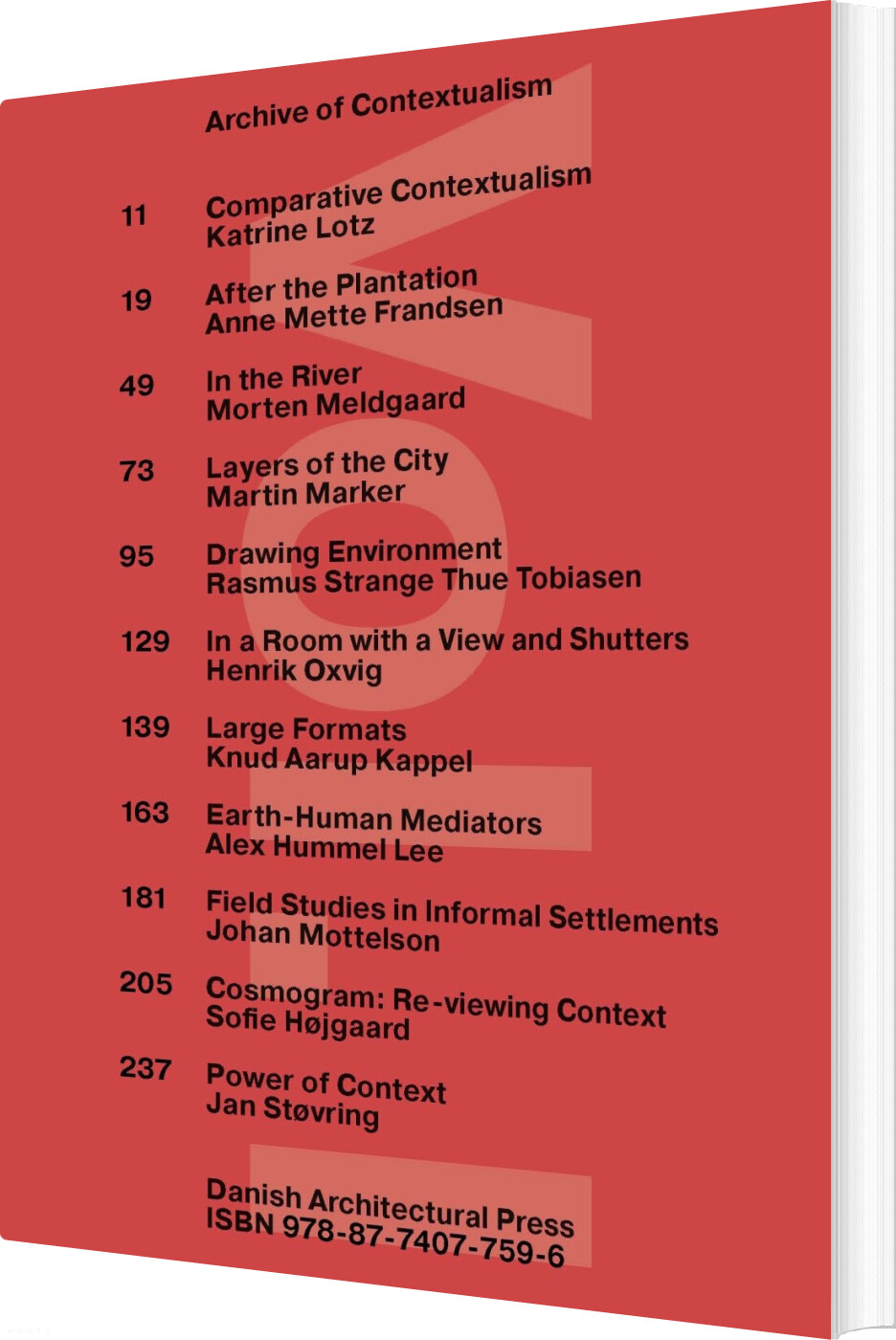 Archive Of Contextualism - Henrik Oxvig - English Book