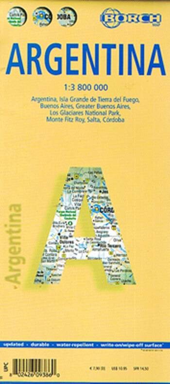 Argentina - Borch Maps - English book