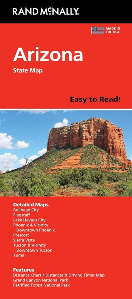 Arizona State Map - English book