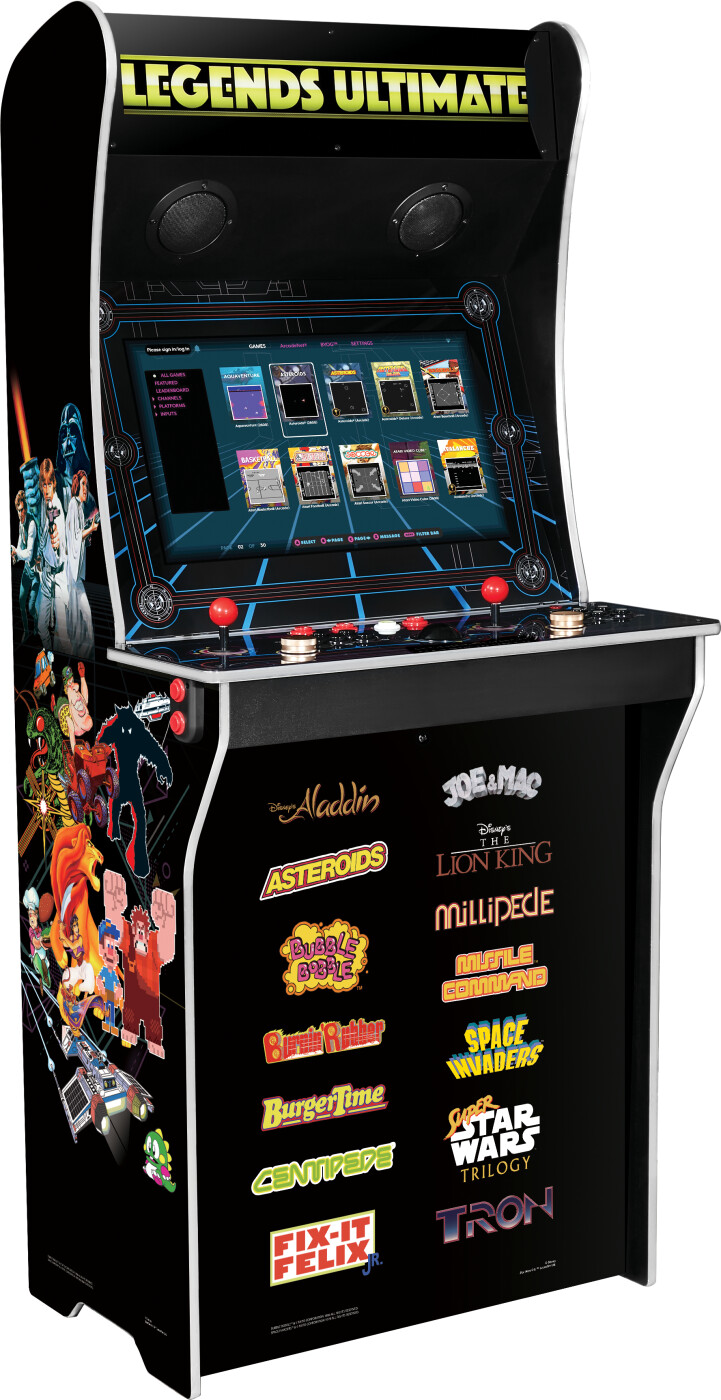 Arkademaskine - Atgames Legends Ultimate Home Arcade Ha8802 (300 Spil) Arkade Maskine Inkl Pinball Kit