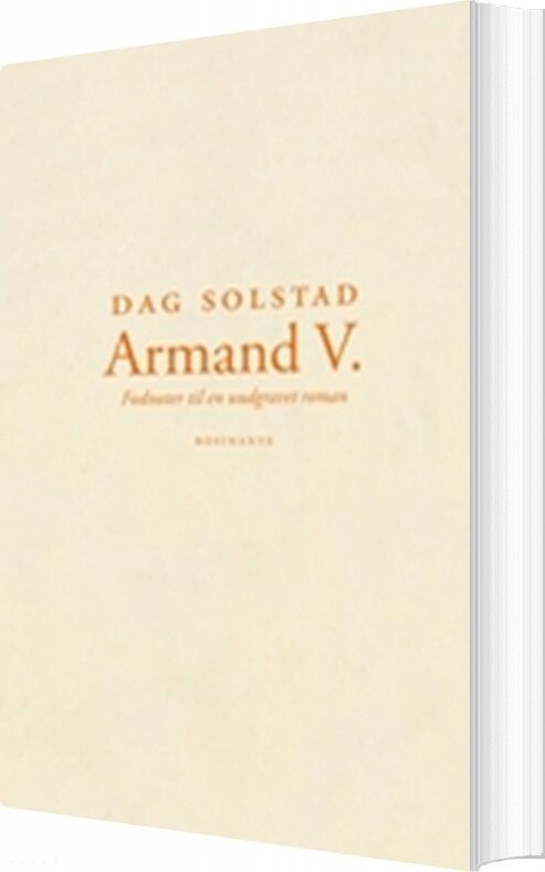 Billede af Armand V - Dag Solstad - Bog