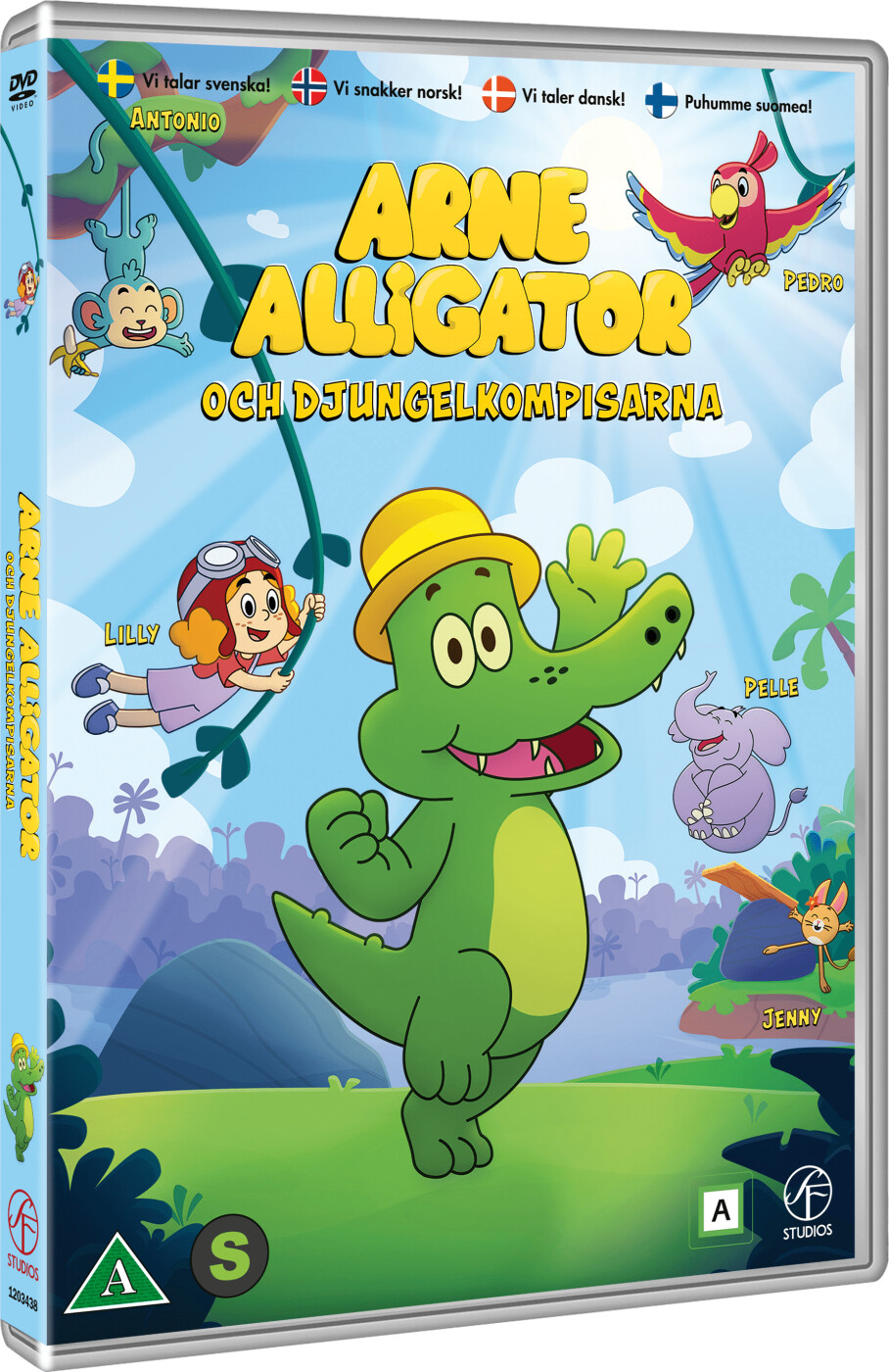 Arne Alligator Og Junglevennerne - DVD - Film