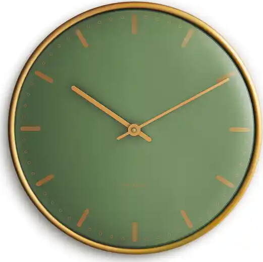 Arne Jacobsen - City Hall Vægur - ø29 Cm - Grøn