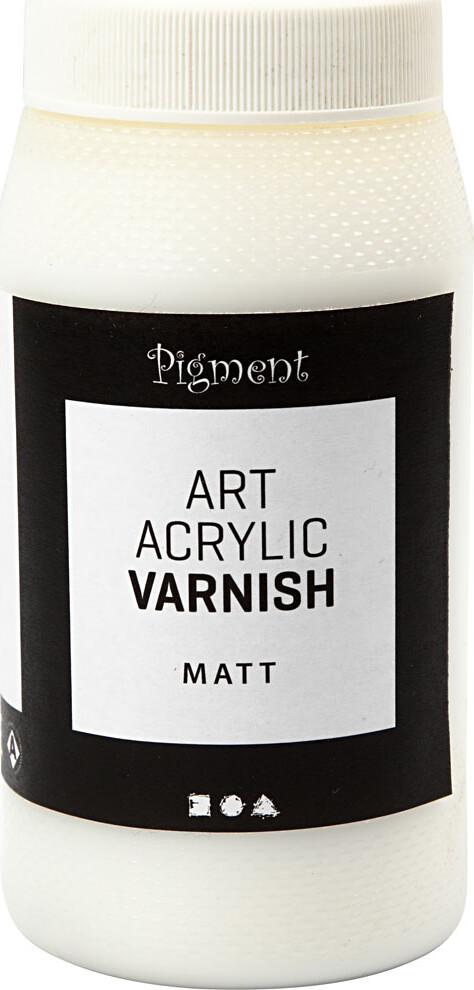 Billede af Art Acrylic Slutfernis - Mat Transparent - Hvid - 500 Ml