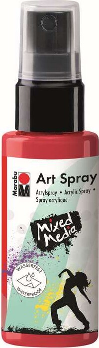 Marabu - Art Spray - Akryl Spraymaling - Rød - 50 Ml