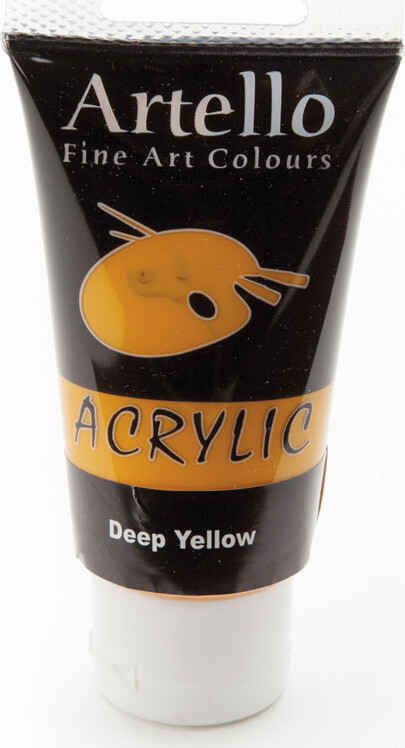 Billede af Artello Acrylic - Akrylmaling - 75 Ml - Deep Yellow hos Gucca.dk