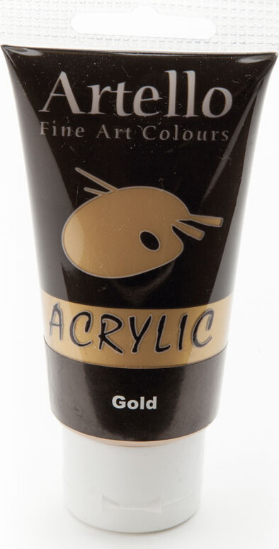 Billede af Artello Acrylic - Akrylmaling - 75 Ml - Gold hos Gucca.dk