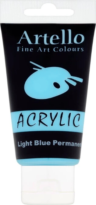 Billede af Artello Acrylic - Akrylmaling - 75 Ml - Lys Blå Permanent hos Gucca.dk