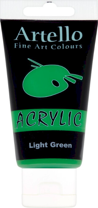 Billede af Artello Acrylic - Akrylmaling - 75 Ml - Lys Grøn hos Gucca.dk