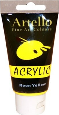 Billede af Artello Acrylic - Akrylmaling - 75 Ml - Neon Gul hos Gucca.dk