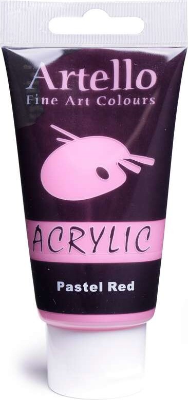 Artello Acrylic - Akrylmaling - 75 Ml - Pastel Rød