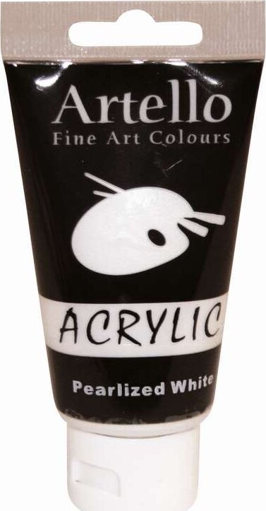 Artello Acrylic - Akrylmaling - 75 Ml - Pearlized Hvid