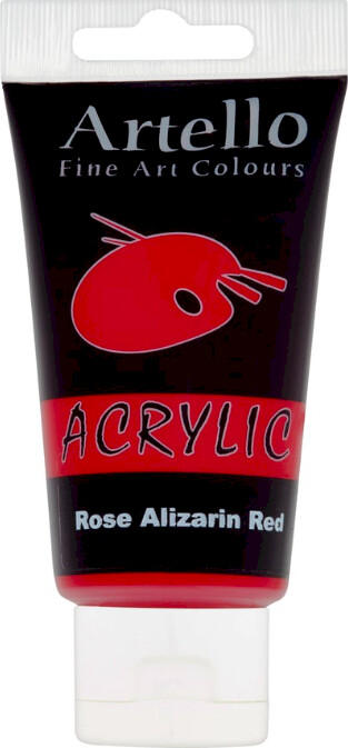 Billede af Artello Acrylic - Akrylmaling - 75 Ml - Rose Alizarin Rød hos Gucca.dk