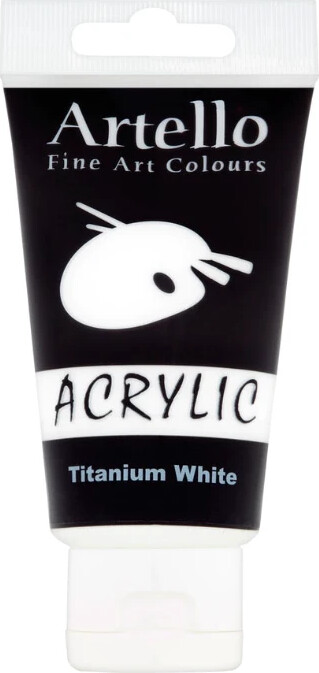 Billede af Artello Acrylic - Akrylmaling - 75 Ml - Titanium Hvid hos Gucca.dk