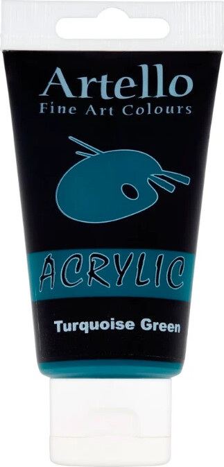 Billede af Artello Acrylic - Akrylmaling - 75 Ml - Turkis Grøn hos Gucca.dk