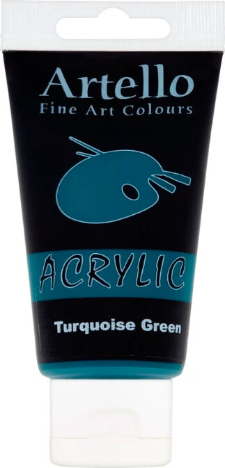 Artello Acrylic - Akrylmaling - 75 Ml - Turkis Grøn