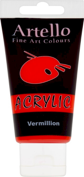 Artello Acrylic - Akrylmaling - 75 Ml - Vermilion Rød