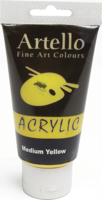 Billede af Artello Acrylic - Akrylmaling - 75 Ml - Gul Mid hos Gucca.dk