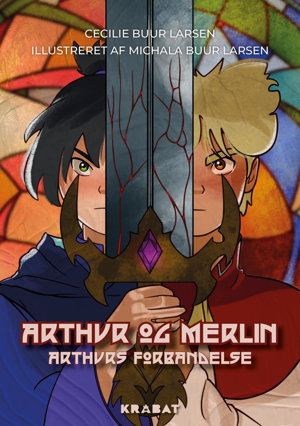 Arthur Og Merlin - Cecilie Buur Larsen - Bog - Krabat