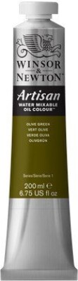 Billede af Winsor & Newton - Oliemaling - Artisan - Olive Green 200 Ml