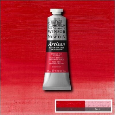 Winsor & Newton - Artisan Oliemaling - Cadmium Red Deep Hue 37 Ml