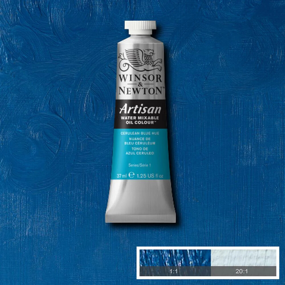 Winsor & Newton - Artisan Oliemaling - Cerulean Blue Hue 37 Ml billede