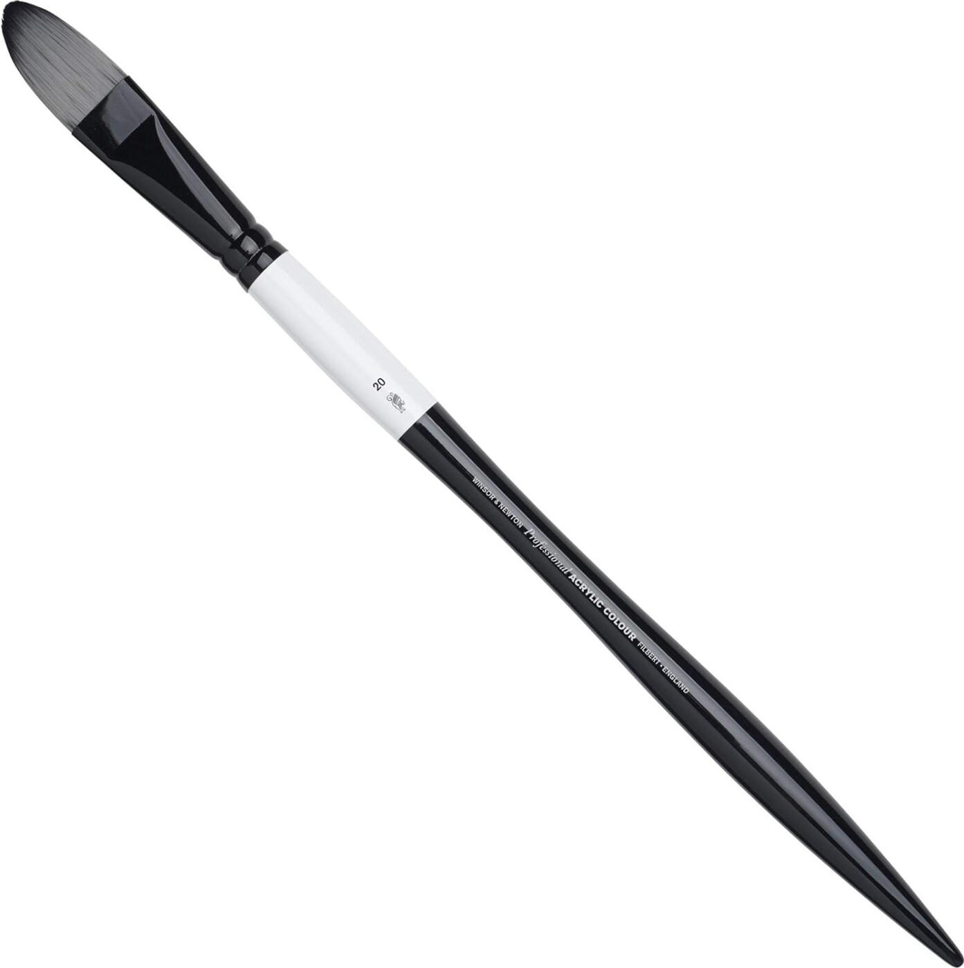 Winsor & Newton - Artist Acrylic Pensel - Langt Skaft Filbert No. 20