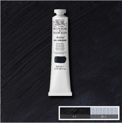 Se Winsor & Newton - Oliemaling - Artists - Paynes Grey 200 Ml hos Gucca.dk