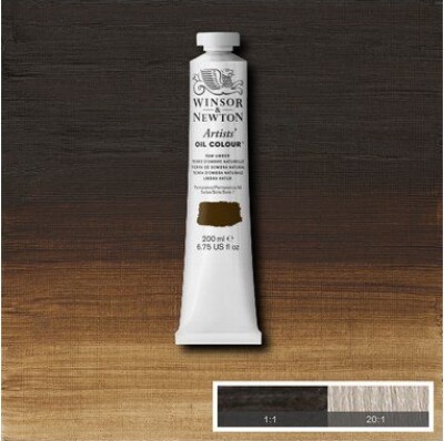 Se Winsor & Newton - Oliemaling - Artists - Raw Umber 200 Ml hos Gucca.dk