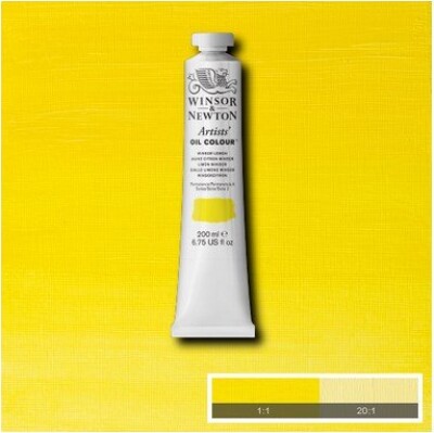 Winsor & Newton - Oliemaling - Winsor Lemon 200 Ml