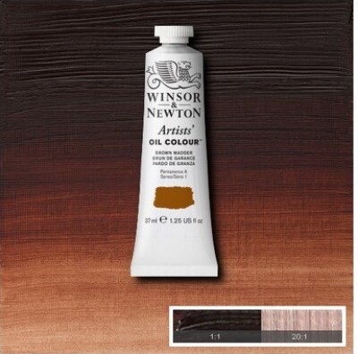 Winsor & Newton - Oliemaling - Artists - Brown Madder 37 Ml