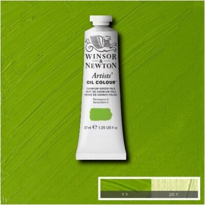 Winsor & Newton - Oliemaling - Artists - Cadmium Green Pale 37 Ml