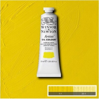 Billede af Winsor & Newton - Oliemaling - Artists - Cadmium Lemon 37 Ml