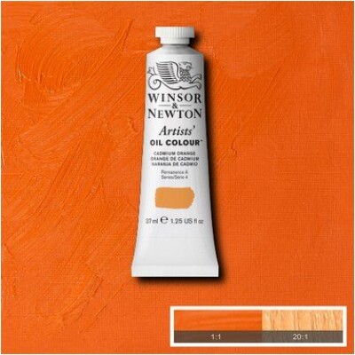 Winsor & Newton - Oliemaling - Artists - Cadmium Orange 37 Ml