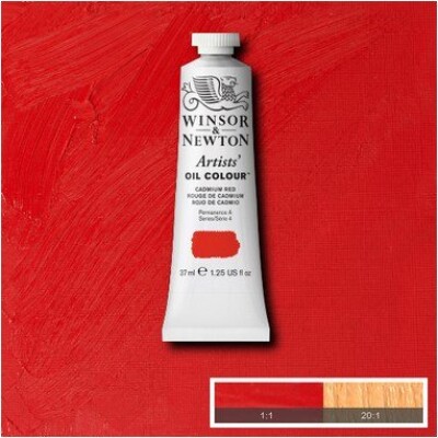 Billede af Winsor & Newton - Oliemaling - Artists - Cadmium Red 37 Ml