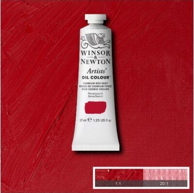 Se Winsor & Newton - Oliemaling - Artists - Cadmium Red Deep 37 Ml hos Gucca.dk