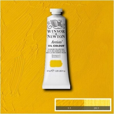 Winsor & Newton - Oliemaling - Cadmium Yellow Pale 37 Ml
