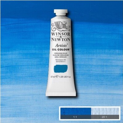 Winsor & Newton - Oliemaling - Artists - Cerulean Blue 37 Ml