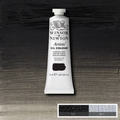 Winsor & Newton - Oliemaling - Artists - Charcoal Grey 37 Ml