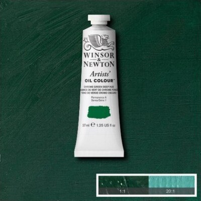 Winsor & Newton - Oliemaling - Artists - Chrome Green Deep Hue 37 Ml