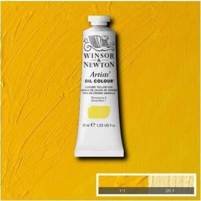 Winsor & Newton - Oliemaling - Artists - Chrome Yellow Hue 37 Ml
